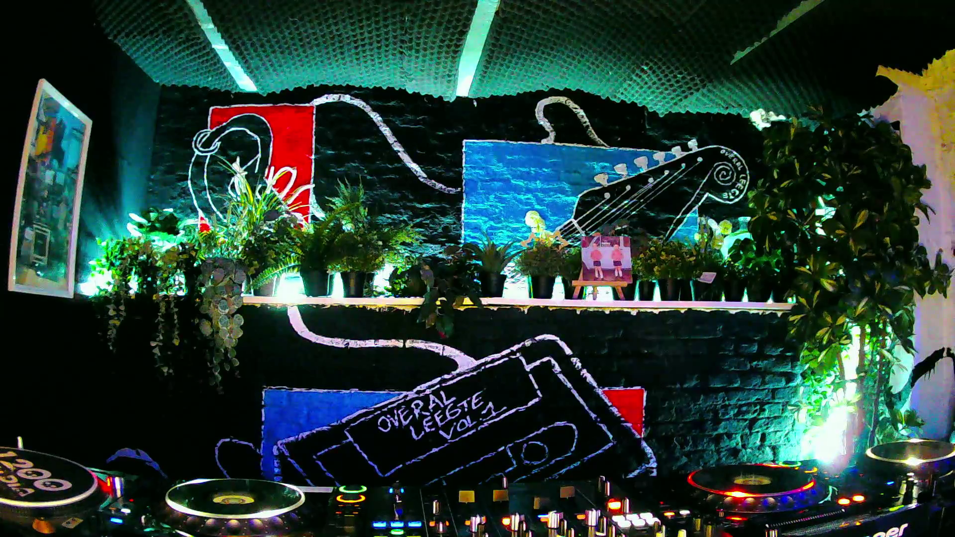 Interior of a modern music venue